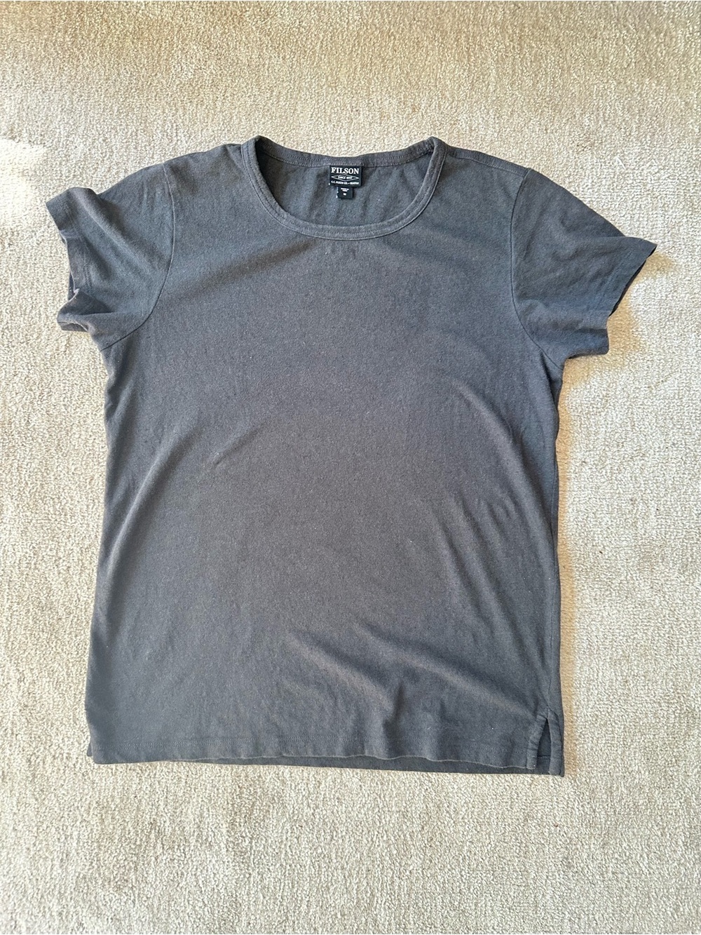 Filson Women's Short Sleeve Crewneck Tee - Dark Gray